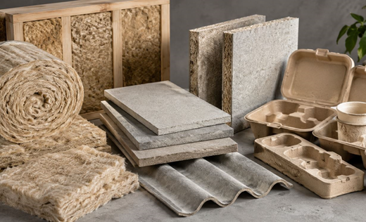 Sisal biocomposites and insulation application
