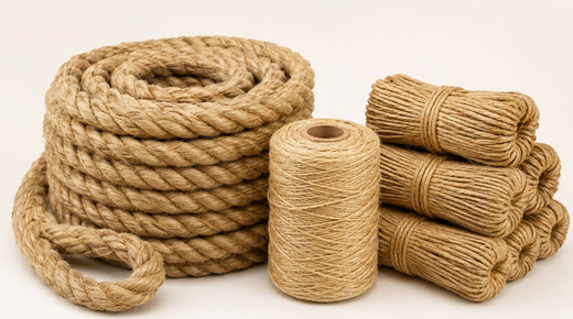 Sisal fibre rope twine and cordage application